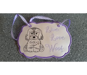 Stickserie - ITH Türschilder Hunde